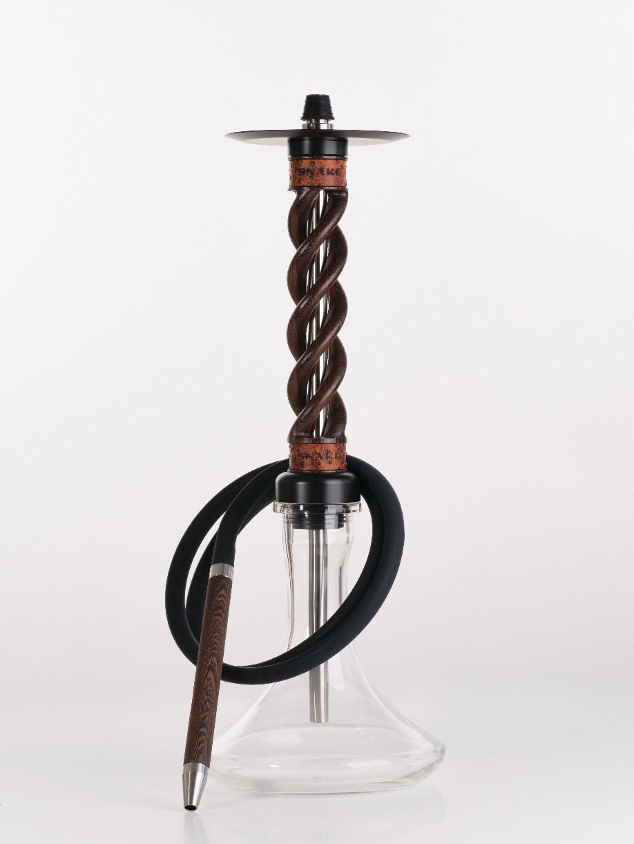 Snake Hookah Triple Spiral Wenge