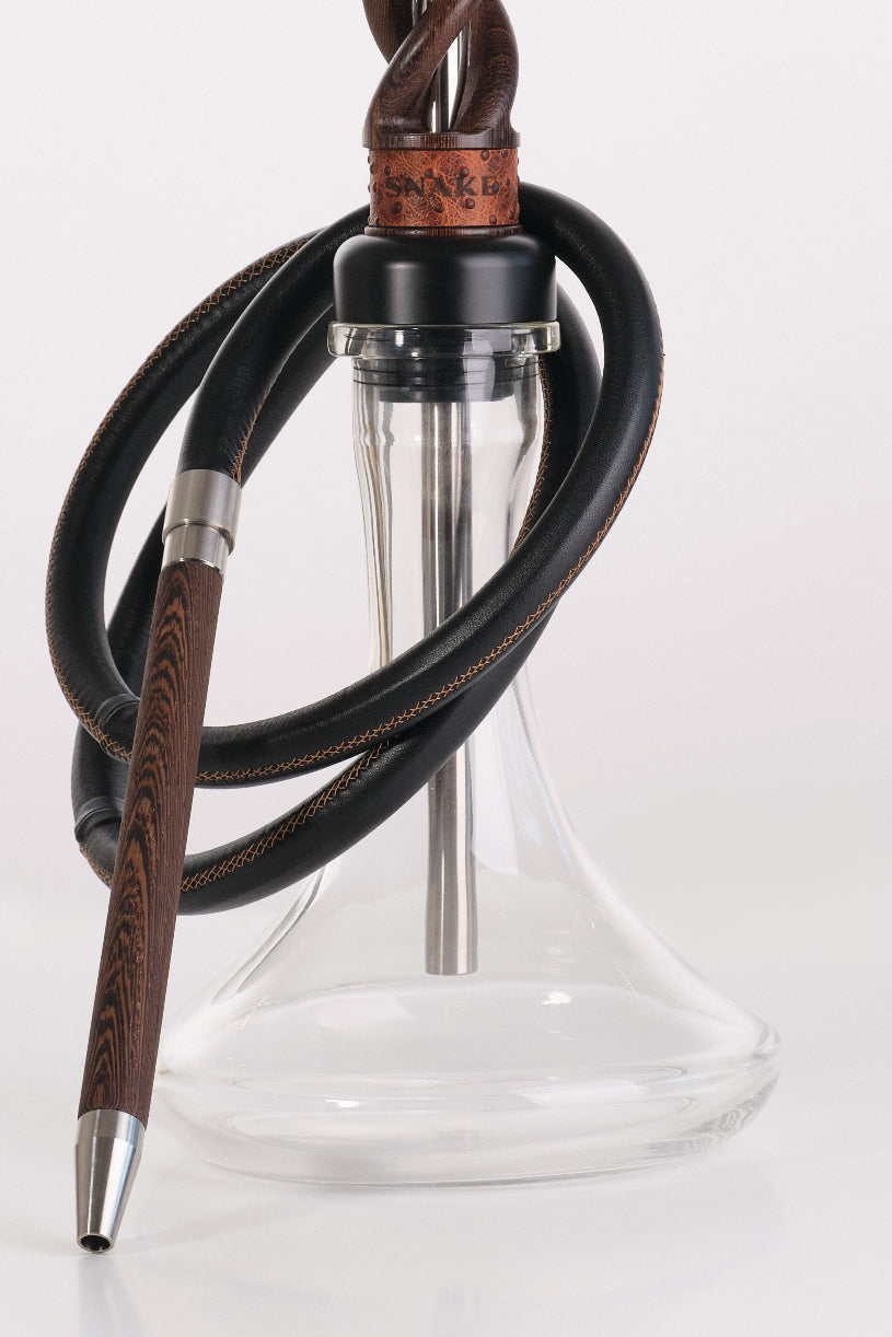 Snake Hookah Triple Spiral Wenge