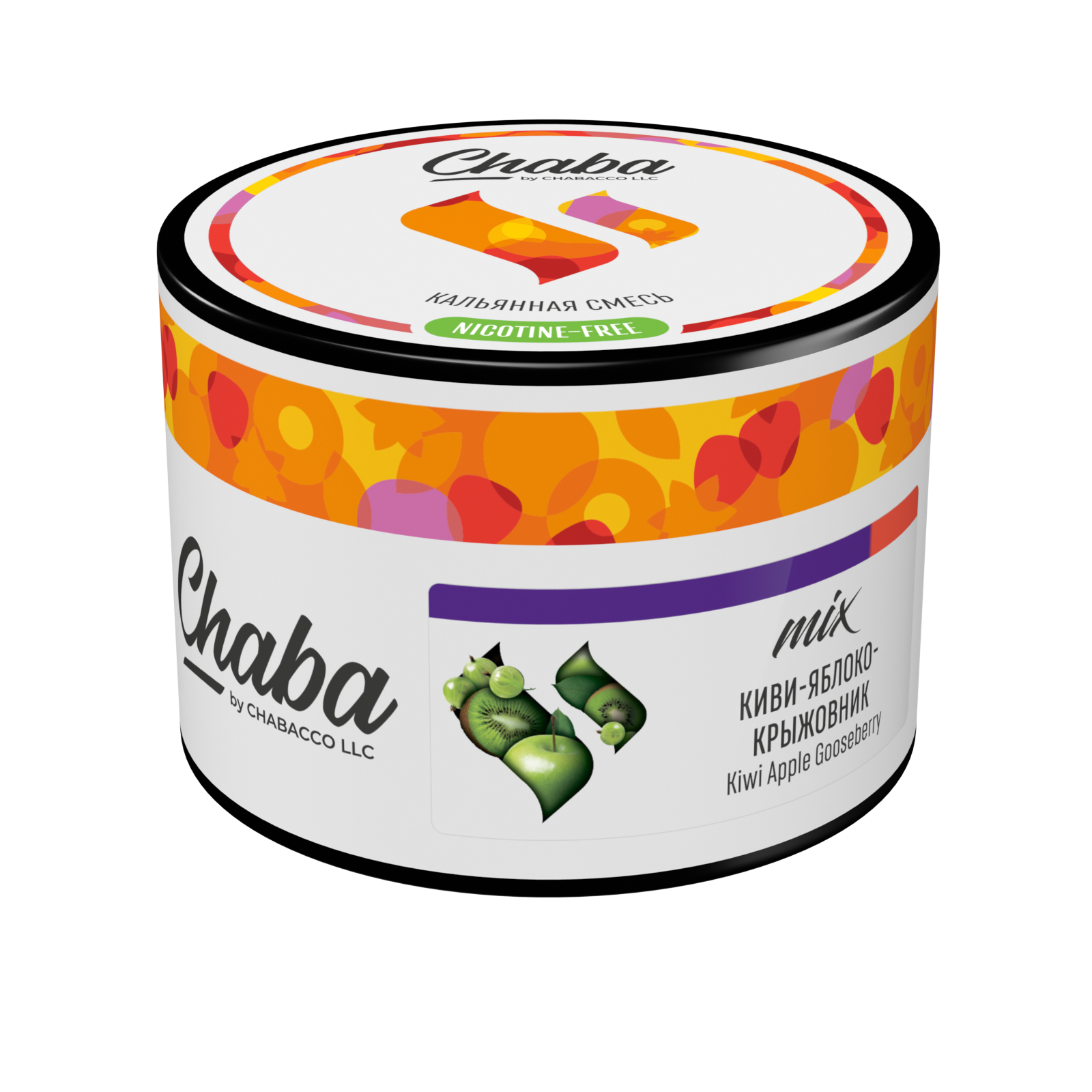 chaba mix Kiwi Apple Gooseberry Киви-Яблоко-Крыжовник