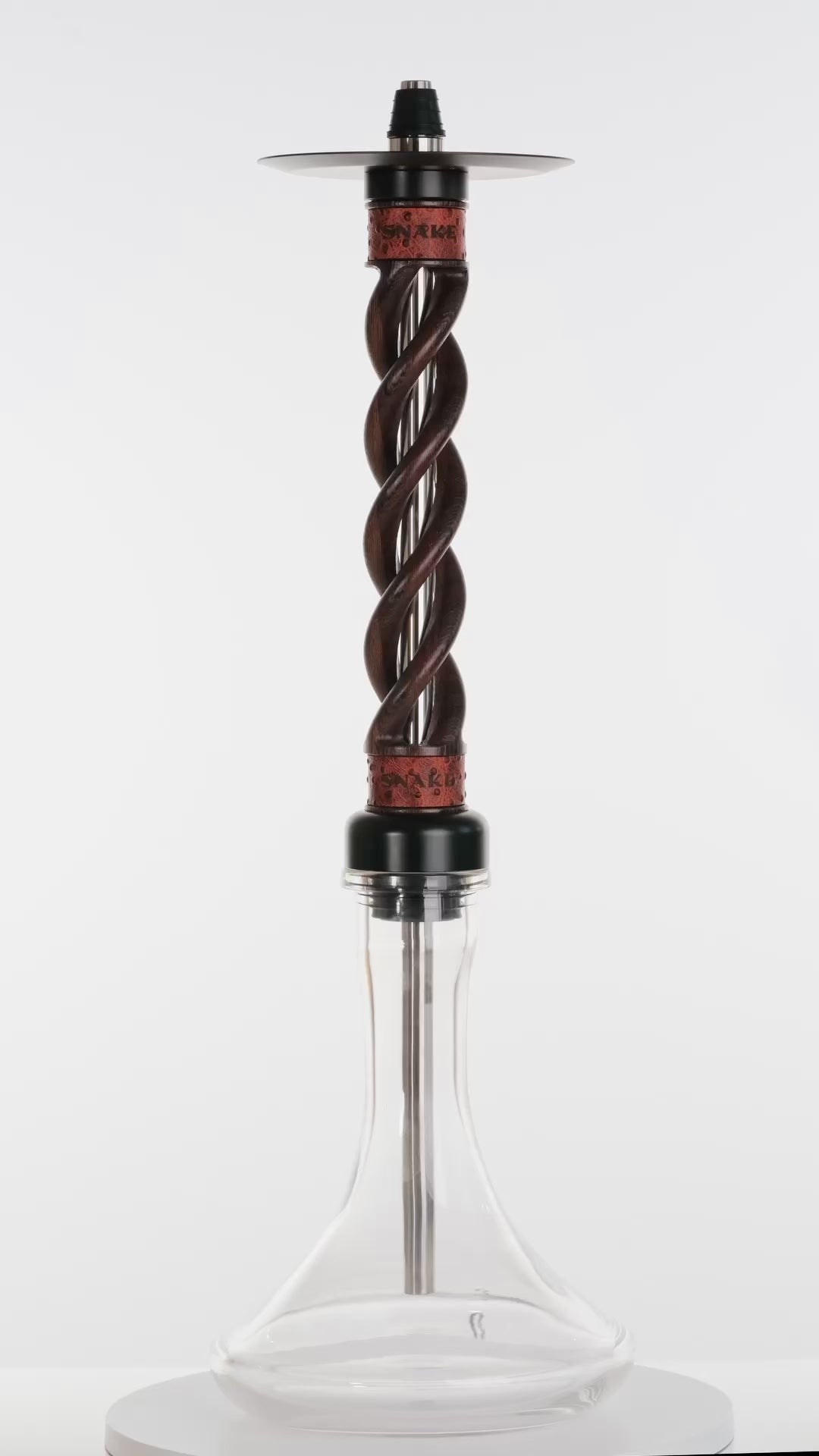 Snake Hookah Triple Spiral Wenge